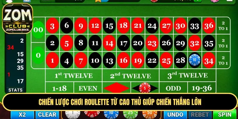 Roulette Zomclub - Làm Giàu Nhanh Cùng Vòng Quay May Mắn 4 Tổng hợp các chiến lược chơi Roulette tăng tỷ lệ thắng